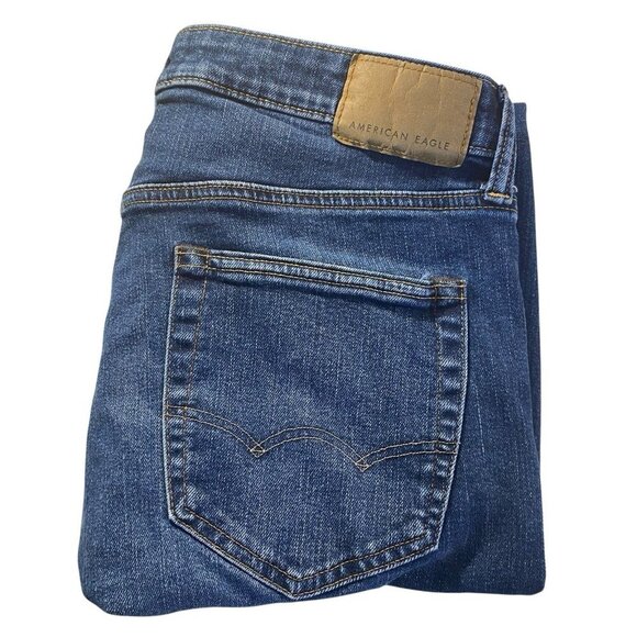 American Eagle Airflex Athletic Straight Jeans  Men's Size 32x32 READ Inseam 30" - Picture 1 of 7